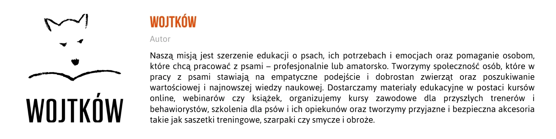 Szkolenia dla trenerów psów i behawiorystów - Wojtków Szkolenia