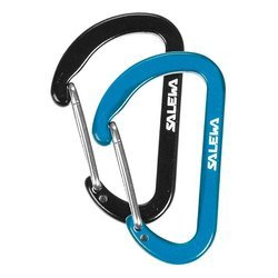 Karabinek Zabawka Salewa Flat Wiregate Carabiner - green/black/orange/blu