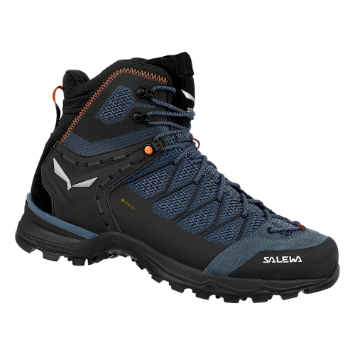 Męskie Buty Trekkingowe Salewa Ms Mtn Trainer Lite Mid Gtx - java blue/black