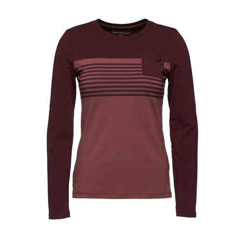 Koszulka Bawełniana Campus Tee - Bordeaux/Cherrywood