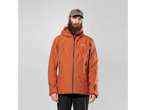 Męska Kurtka Przeciwdeszczowa Salewa Puez Gtx 3L EPE M Jacket - bombay brown