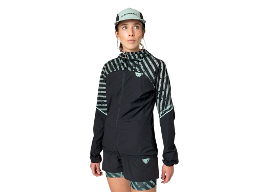 Damska Kurtka Wiatroodporna do Biegania Dynafit Trail Wind Jkt W - jadelite