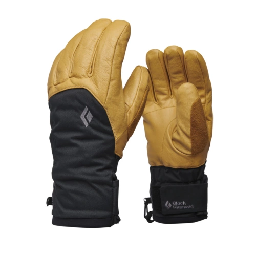 Ciepłe Rękawiczki Zimowe Black Diamond Legend Gloves - Beeswax-Black