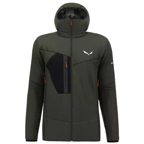 Kurtka z Ociepliną Syntetyczną Salewa Ortles Twr Stretch M Hd Jkt - dark olive