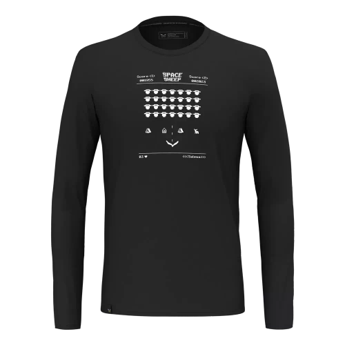 Koszulka Salewa Pure Space Game Am Tee M - black out