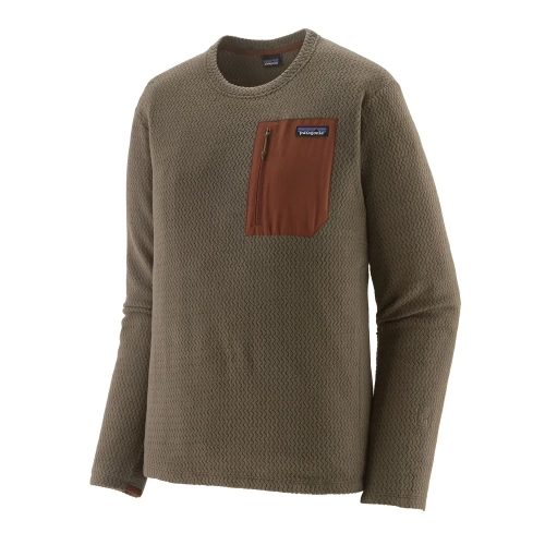 Męska Bluza Patagonia M's R1 Air Crew - Marlow/Brown