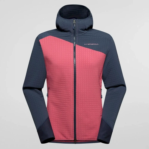 Damski polar z kapturem La Sportiva Bristen Thermal Hoody W - Night Sky/Rosebay