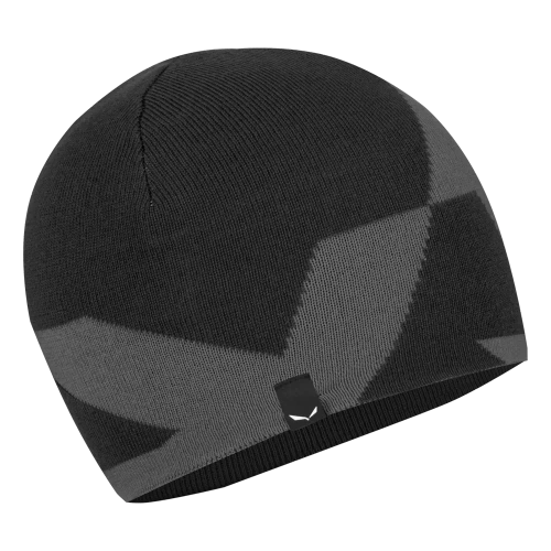 Czapka dwustronna Salewa Pure Reversible Am Beanie - black out