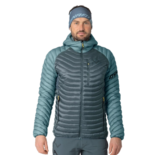 Męska Puchówka na Skitoury Dynafit RADICAL DWN RDS M HOOD JKT - smoke blue