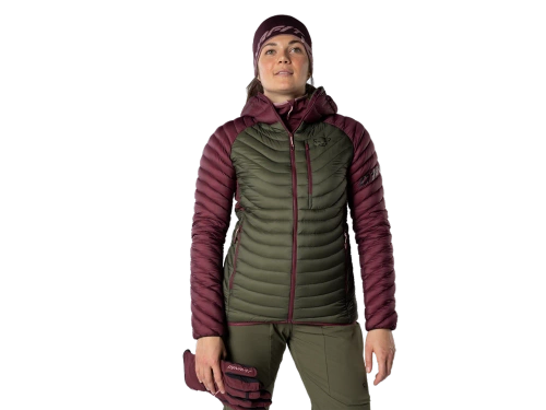 Damska Kurtka Puchowa Dynafit Radical Dwn Rds W Hood Jkt - burgundy