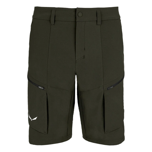 Męskie Spodenki do Trekkingu Salewa Puez Dst M Cargo Shorts - dark olive