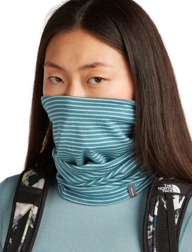 Komin merino Icebreaker U 200 Oasis Flexi Chute - topaz/undyed