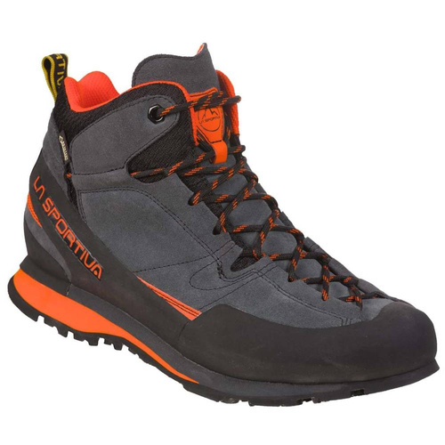 Buty Trekkingowe Męskie La Sportiva Boulder X Mid - Carbon/Flame