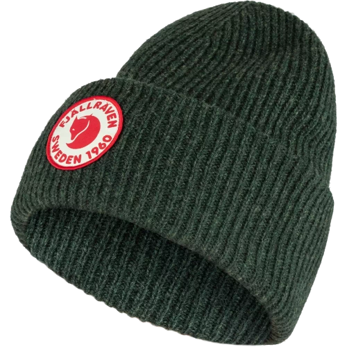 Czapka na zimę Fjallraven 1960 Logo Hat - deep forest