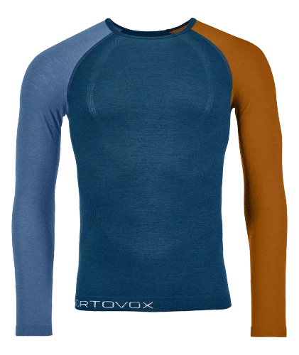 Koszulka z Wełną Ortovox 120 Comp Light Long Sleeve M - petrol blue