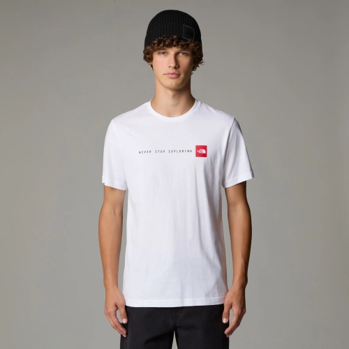 Koszulka Męska The North Face M Ss Never Stop Exploring Tee - TNF White