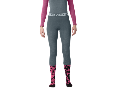 Damskie Getry o dł. 3/4 Dynafit TOUR LIGHT MERINO W 3/4 TIGHT - cinder