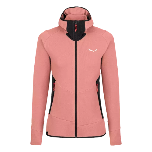 Bluza z Kapturem Salewa Lavaredo Hemp W Hooded Jkt - lantana pink/0910