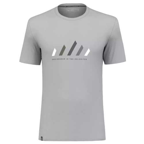 Koszulka Salewa Pure Stripes Dry M T-Shirt - alloy