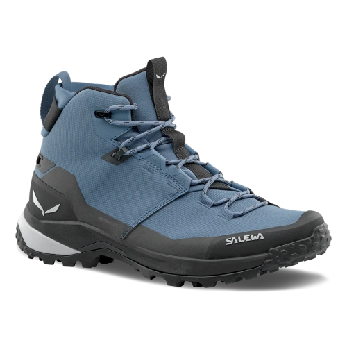 Wysokie Męskie Buty Trekkingowe Salewa Puez 2 Mid PTX M - java blue/black