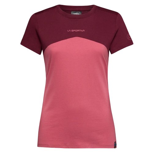 Damska Koszulka La Sportiva Roof T-Shirt W - Rosebay/Redwood