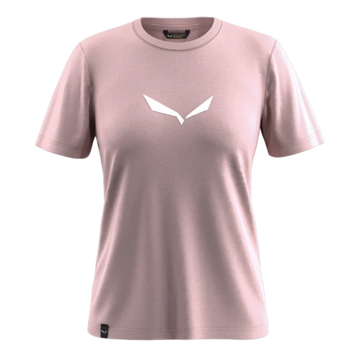 Damska Koszulka z Logo Salewa Solid Dry W T-Shirt - zephyr