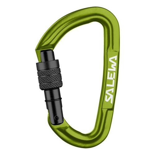 Karabinek Salewa HOT G3 SCREW CARABINER - FLUO GREEN