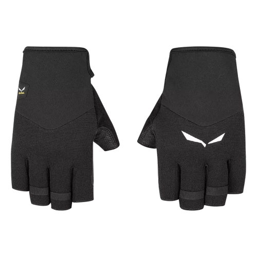 Rękawice Salewa VIA FERRATA LEATHER GLOVES - black out