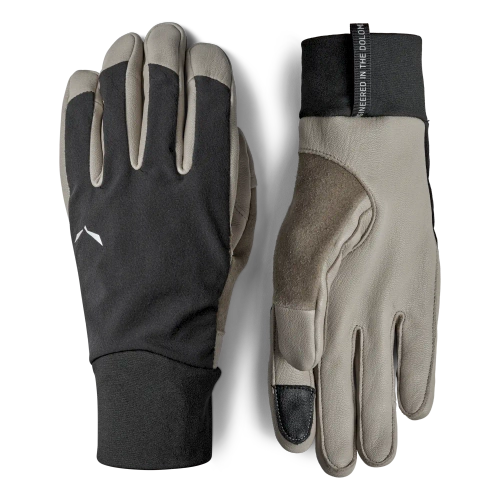 Rękawiczki Softshellowe do Wspinaczki Salewa ORTLES DST GLOVES - black out