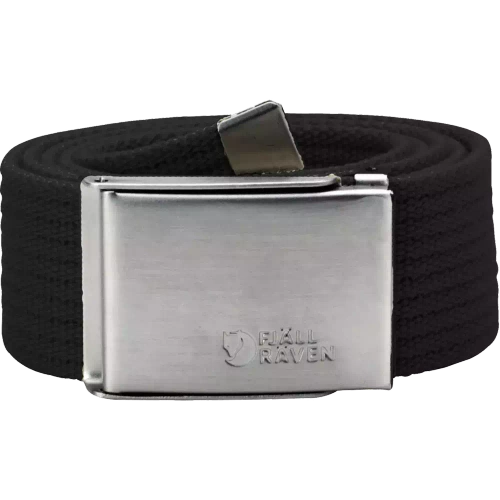 Pasek do Spodni Fjallraven Canvas Belt - black