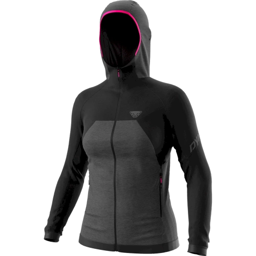 Bluza polarowa z Wełną Dynafit Tour Wool Thermal W Hoody - black out/0530