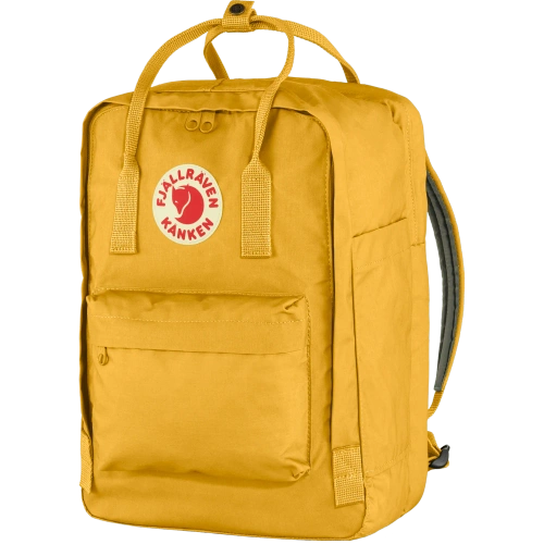 Plecak z przegrodą na laptopa Fjallraven Kanken Laptop 15" - ochre