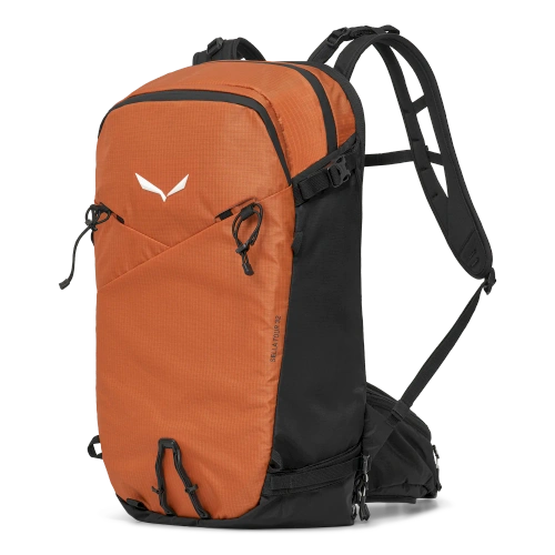 Lekki plecak do skitouringu Salewa SELLA TOUR 32L - burnt orange/black out