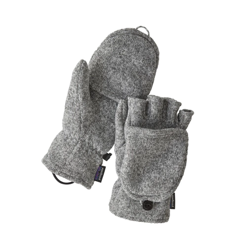 Rękawiczki damskie polarowe Patagonia Better Sweater Gloves - Birch White