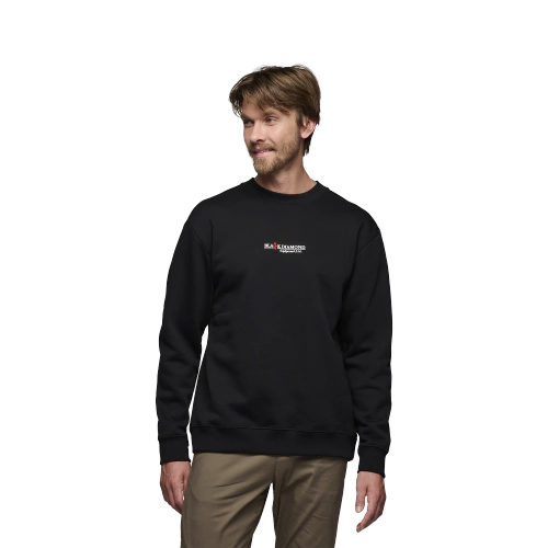 Męska Bluza Black Diamond M Heritage Wordmark Crewneck - Black