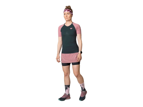 Damska Koszulka Biegowa Dynafit Ultra 3 S-Tech S/S Tee W - Blueberry Mokarosa