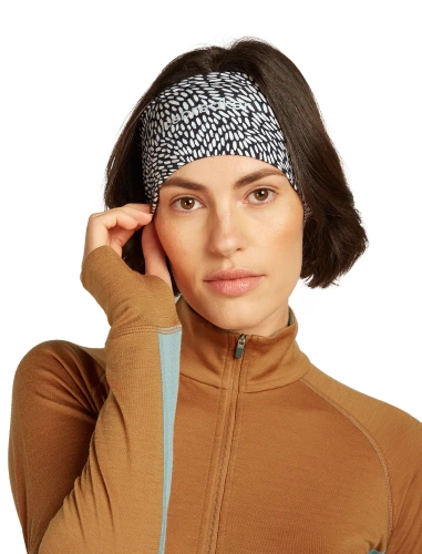 Opaska na głowę Icebreaker U Merino 200 Oasis Headband Flock - midnight/navy/snow