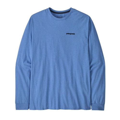 Męska Koszulka z Długim Rękawem Patagonia M's L/S P-6 Logo Responsibili-Tee - Abundant Blue