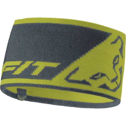 Opaska na Głowę Dynafit Leopard Logo Headband - golden lime