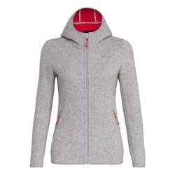 Ciepła Wełniana Bluza Damska Salewa Woolen 2L - silver