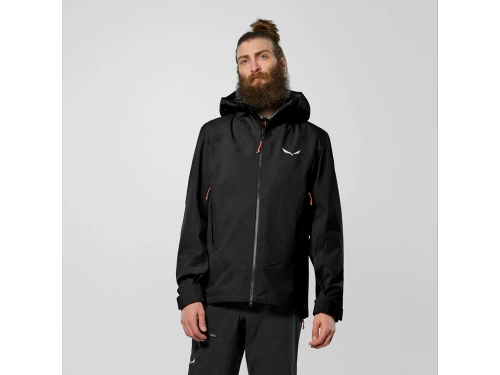 Męska kurtka przeciwdeszczowa z Gore-Tex Salewa ORTLES GTX 3L EPE JKT M - black out