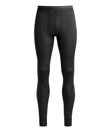 Legginsy Ortovox 185 ROCK'N'WOOL LONG PANTS M - black raven