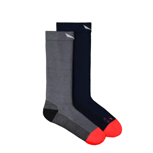 Skarpety Salewa MTN TRN AM W CREW SOCK - medium grey melange