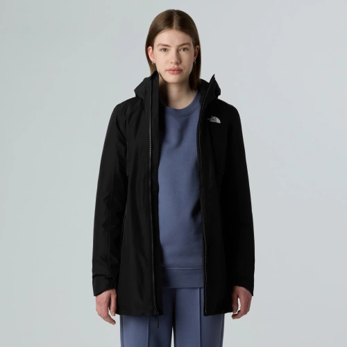 Damska kurtka ocieplana The North Face W HIKESTELLER INSULATED PARKA - tnf black/tnf black