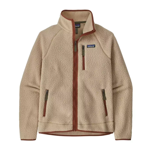 Męski Polar Patagonia M's Retro Pile Jkt - El Cap Khaki w/Sisu Brown