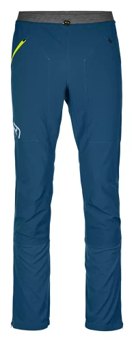 Nieprzewiewne Spodnie Skiturowe Ortovox Berrino Pants M - petrol blue