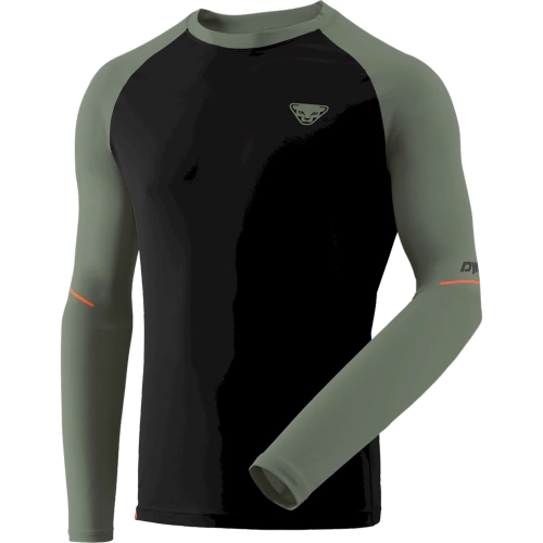 Męska koszulka z długimi rękawami Dynafit Alpine Pro M L/S Tee - Black Out Sage/5290