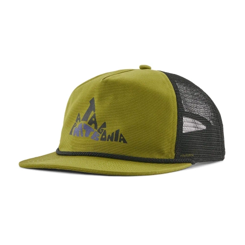 Czapka z daszkiem na lato Patagonia Airfarer Cap - Berm Logo: Graze Green