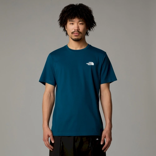 Koszulka męska The North Face M S/S Simple Dome Tee - Midnight Petrol