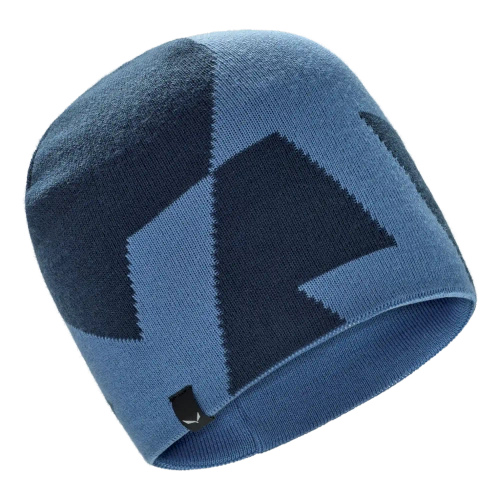 Czapka dwustronna Salewa Pure Reversible Am Beanie - dark denim